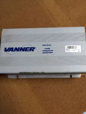 Vanner Vlt12-600 Power Pure Sine Wave Inverter 600 Watt Parts Or Repair  • $115