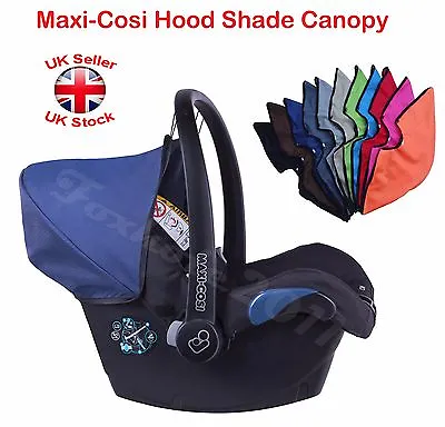 Maxi Cosi Wind Shield Sun Canopy Shade Hood Baby Infant Car Seat Waterproof • £5.97