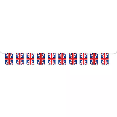 Union Jack Flag Bunting Garland Street Party Olympics Celebration Decoration 5m • £2.99