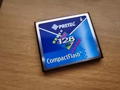 Vintage Pretek 128 MB CompactFlash CF Memory Card • $30