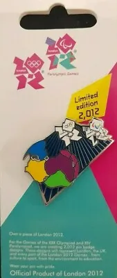 London 2012 Olympic Ethnicity Pin Badge Brand New! • £24.95