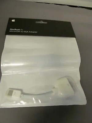 Genuine Apple MacBook Air Micro-DVI To Video Adapter MB203G/A Inc VAT • $1.23