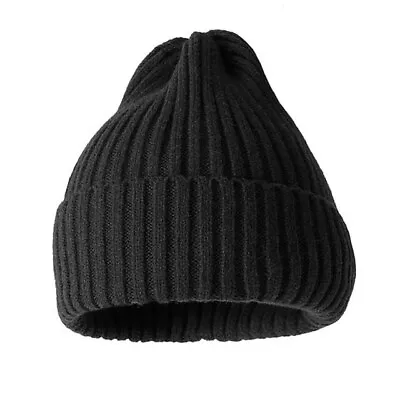 Thick Beanie Warm Wool Knit Hat Baggy Cap Cuff Slouchy Skull Hats Ski Men Women • $7.99