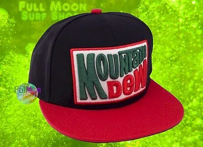 New Mountain Dew Retro Soda Mens Snapback Hat Cap • $19.95