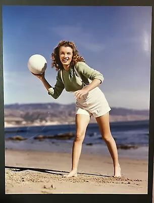 1945 Marilyn Monroe Original Photo Andre Dienes Beach Volleyball Paradise Cove • $160