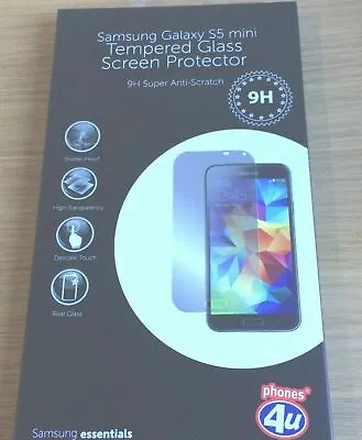 Glass Screen Protector For Samsung Galaxy S5 Mini Tempered Glass Shatter Proof  • £0.99