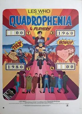 Quadrophenia - The Who / Motorcycle / Pop Art - Original French Movie Poster • $279.99