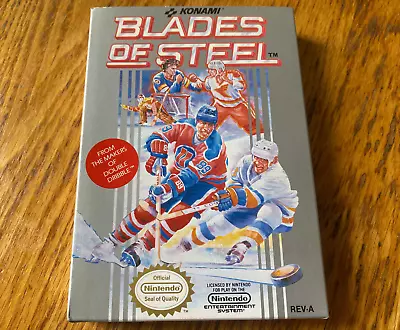 Oval Seal Blades Of Steel Complete In Box Nintendo Nes Poster Nr-MINT • $5