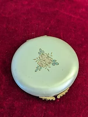 Vintage Powder Compact/Mirror & Puff • $25