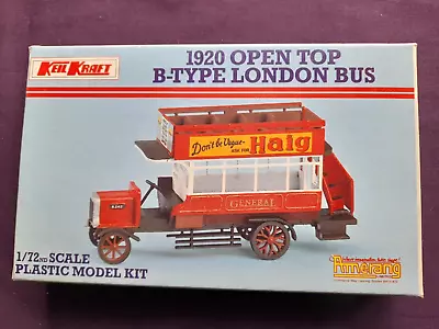 Keil Kraft 1/72 1920 Open Top B-Type London Bus. Parts Sealed. K312. Lot 1 • £8