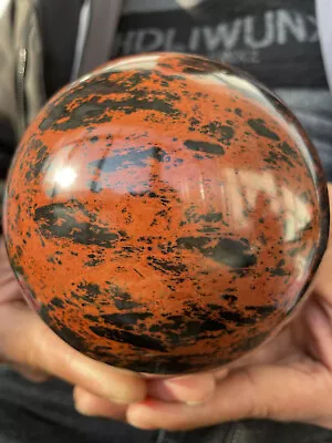 Natural Red Mahogany Obsidian Quartz Crystal Sphere Ball Healing 1880g • $54.25