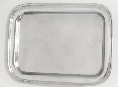  Vintage 1950s Chrome Serving Tray  - Rectangular - Pre-owned • $17