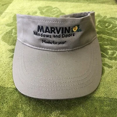 Vintage Marvin Window And Door Employee Visor Cap Felcro Back Adjustable • $9.95