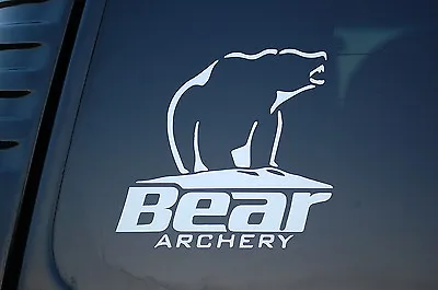 Bear Archery Vinyl Sticker Decal Bow Hunting Hunt Hunter Truck Car Window (V181) • $5.99