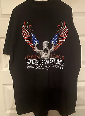 IBEW 2286 TX-LA Brand New Never Worn American Made Union Made ￼2xL T-Shirt ￼ • $39.99