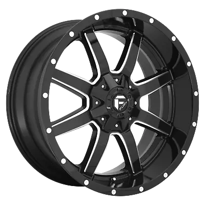 1 18 Inch Black Wheels Rims Fuel D610 Maverick 18x9  Chevy GMC Dodge 2500 8 Lug • $376