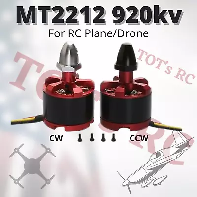MT2212 920kv Cw/ccw Brushless DJI Phantom 3-4s F330 F450 F550 X525 Quad Drone • $19.89