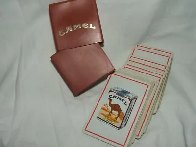 Classic CAMEL Marked Plastic Case & Deck Of Cards Used Nice Collectible   • $5.99