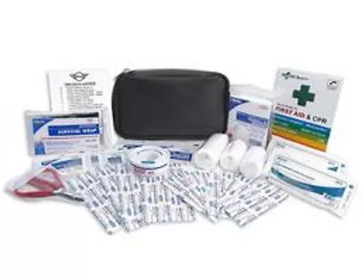 Mini Cooper Travel First Aid Kit Bandages Gauze Blanket Tape Scissor 82110049282 • $37.20