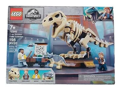 LEGO Juarssic World T. Rex Dinosaur Fossil Exhibition 76940 Brand New & Sealed • $29.99