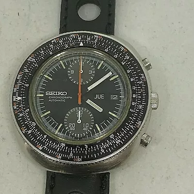 Vintage Seiko Calculator Ref 6138-7000 Automatic Chronograph • $598