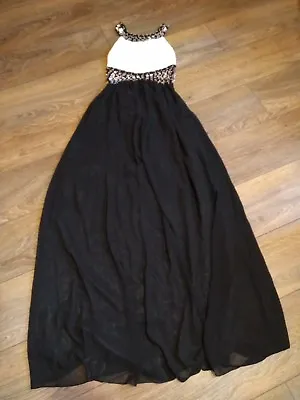 £10 • Buy Eva & Lola  Black And White Maxi Dress Size S