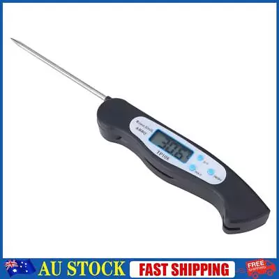 Folding Digital Oven Lab Thermometer BBQ Meat Food Liquid Water Oil Probe • $11.42