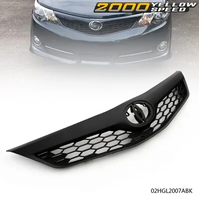 Front Upper Grille Grill New Fit For 2012 2013 2014 Toyota Camry SE XSE 4-Door • $36.28