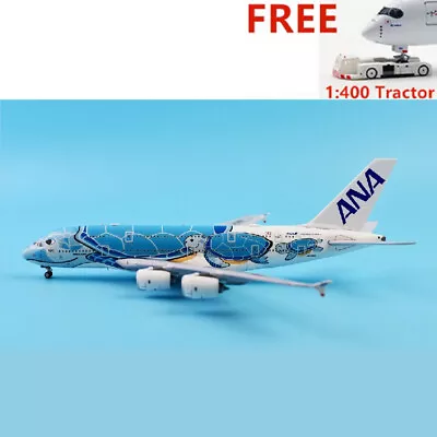 (In Stock)1:400 JC Wings EW4388006 ANA A380 JA381A (Blue) +Free Tractor • $69.99