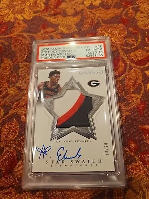 2020-21 Flawless Anthony Edwards /20 RPA Auto Patch PSA Rookie Star Swatch Rare • $224.50