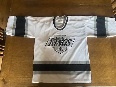 Vintage Air Knit LA Kings Jersey YOUTH L/XL Air-Knit Stitched Los Angeles Hockey • $44.99