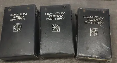 Lot Of 3 Quantum Turbo Battery NOT TESTED AS IS Parts Or Repair • $39.96