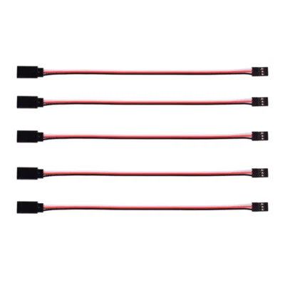 £5.04 • Buy 5Pcs Servo Extension Lead Wire Cable For RC Futaba JR Male To Female Connector