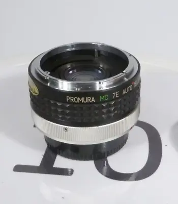 Promura 2x Auto Tele Converter - Canon FD Fit - Manual Focus Cameras Refm • £8.99