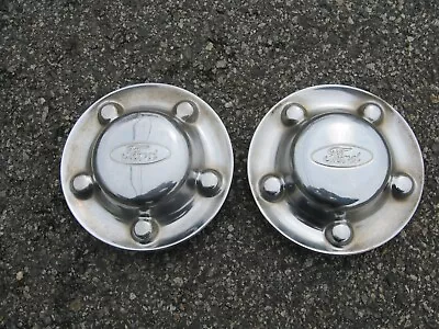 Genuine 2000 To 2004 Ford F150 Wheel Center Caps Hubcaps YL34-1A096-CA • $36