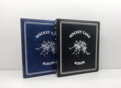 1 BCW 2  Hockey D-Ring Binder Album 2  Black Or Blue Pick N' Choose • $7.61