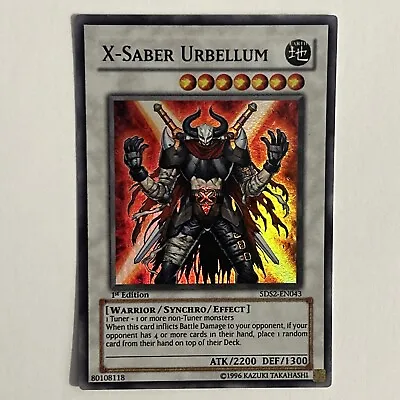 Yu-Gi-Oh! TCG X-Saber Urbellum 5D's Starter Deck 2009 5DS2-EN043 1st Edition NM! • $1.35