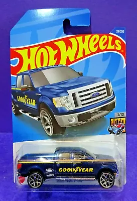 2022 Hot Wheels 2009 FORD F-150 In BLUE (GOODYEAR). HW METRO 3/10. Long Card. • $9.50