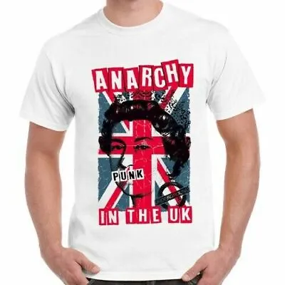 Union Jack Punk Rock TSHIRT 70S Anarchy In UK Unisex Men Women Retro Vintage TEE • £6.99