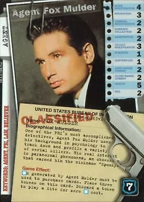 Agent Fox Mulder - UR - Premiere - X-Files CCG • $32.09