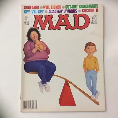 Mad Magazine Issue #287 June 1989 • $12.21