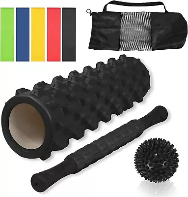 $65.99 • Buy Roller 33cm Set Foam Roller Spike Massage Ball Massage Roller, Muscle Stick Gift