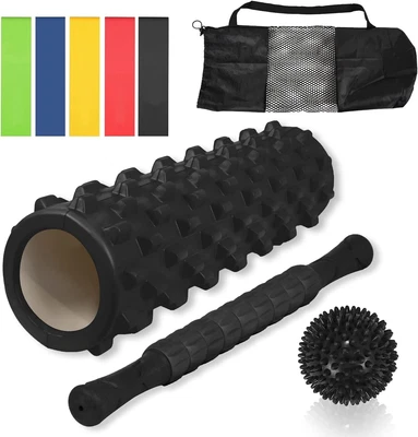 Roller 33cm Set Foam Roller Spike Massage Ball Massage Roller Muscle Stick Gift • $65.99