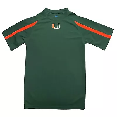 Miami Hurricanes Men's NCAA Green T-Shirt Size Small • $18.98