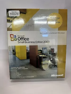 Microsoft Office 2003 Small Business Edition PC SEALED FAST SHIPPING • $79.99