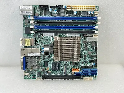 SUPERMICRO X10SDV-TLN4F Mini ITX Server Motherboard No IO Shield Great Condition • $359.99