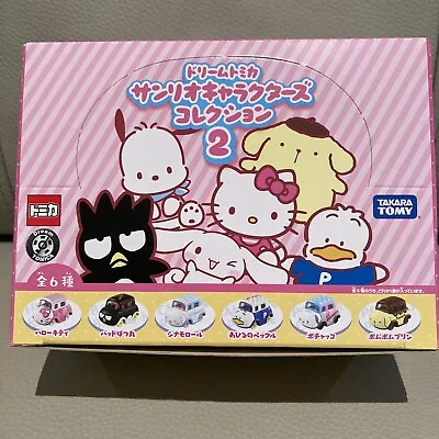 NEW JAPAN Item Takara Tomy Dream Tomica Sanrio 6 Mini Cars Hello Kitty • $59.99