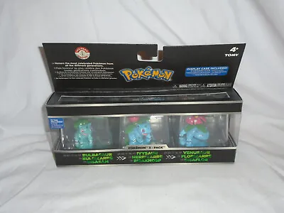 Pokemon Trainer's Choice Bulbasuar Ivysaur Venusaur Figure 3 Pack Tomy 2013 NEW • $59.90