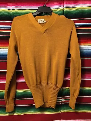 Vintage 40s 50s Blank Varsity  Pullover Sweater Size Medium • $22.99