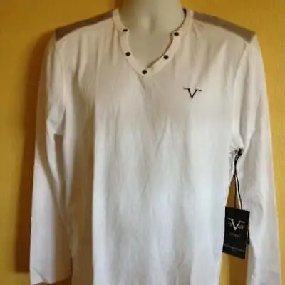 $34.99 • Buy Versace Italia19V69 Men's Long Sleeve V Neck Shirt